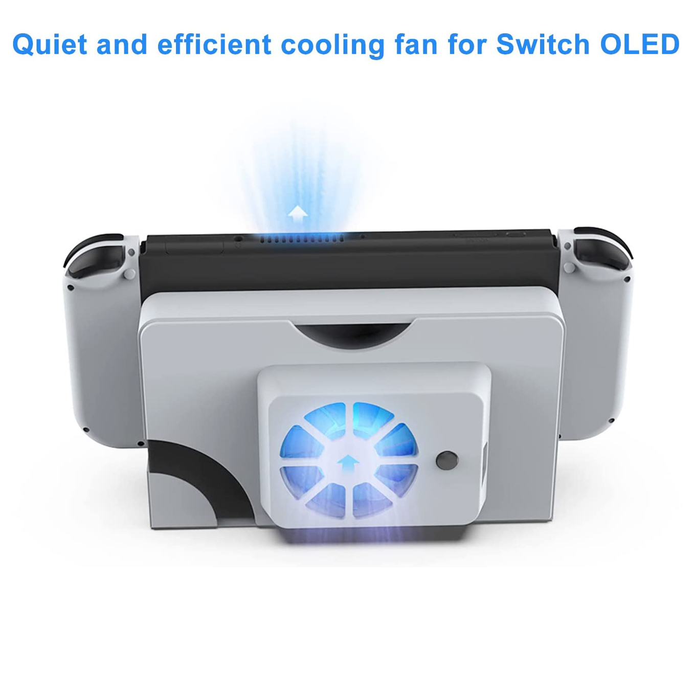 Refroidisseur Oled pour Nintendo Switch, accessoires de jeu, contrôle de la température, ventilateur de refroidissement pour Console de jeu, avec câble USB