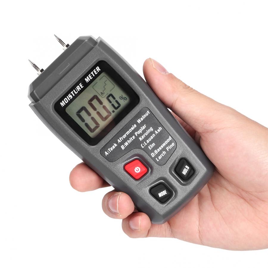 Digitale Lcd Houvast Hout Vochtmeter Damp Detector Hygrometer Tester Sensor Vochtmeter