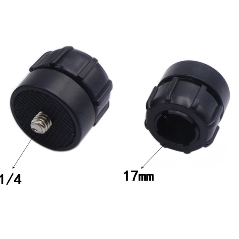 Ball Head Adapter Clip Mount for DVAction Camera Ballhead Converter 1/4 Screw to 17mm Ball Head Interface Joint Adapter