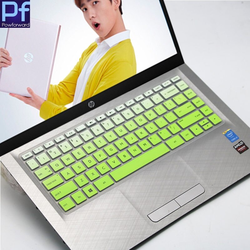 14 cal osłona na klawiaturę laptopa Protector dla HP Pavilion 14-bf148tx 14-bf140tx 14-bf104tx 14-bf103tx 14-bf102tx 14-bf100tx: fadegreen