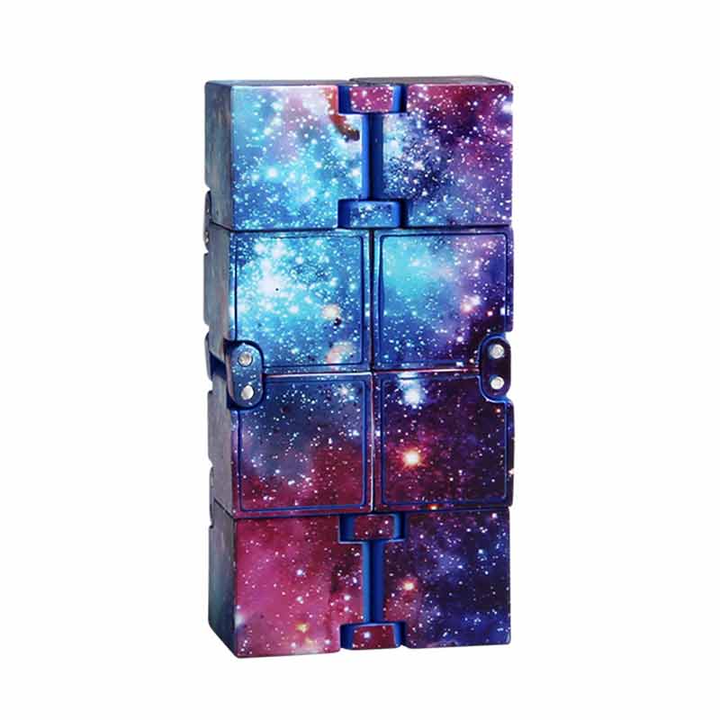 Creatieve Kantoor Infinity Cube Magic Cube Met Deksel Cubic Puzzel Kubus Decompressie Autisme Speelgoed Voor Stress En Angst Relief