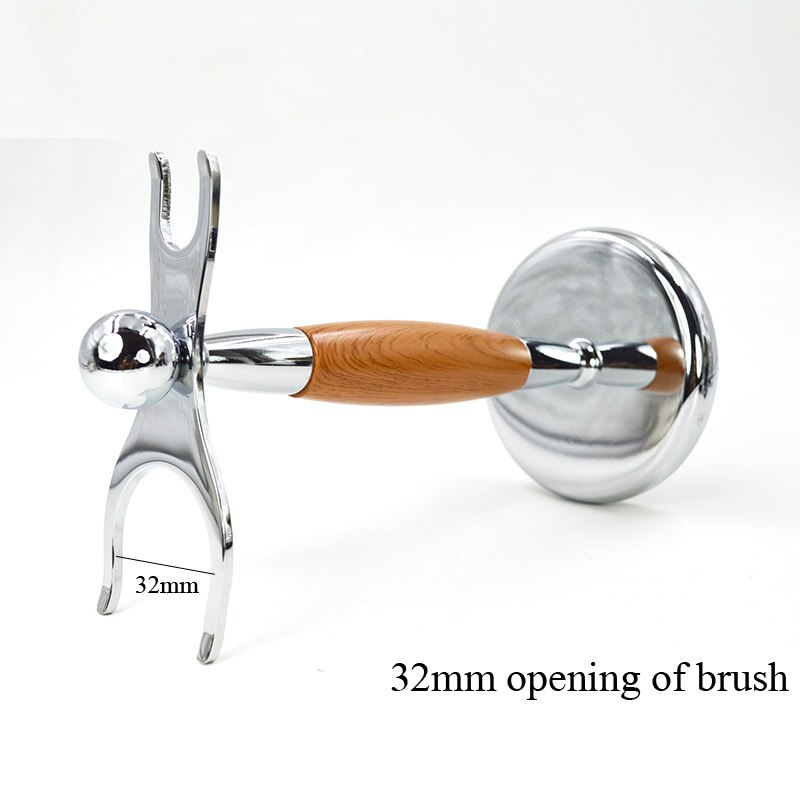 Nyeste barberkost barberskraber dryp stativ barberingsholder til barberkost og barberskraber: 32mm