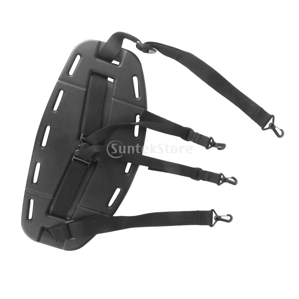 Zware Universele Verstelbare Gewatteerde Kayak Kano Rugleuning Back Rest Ondersteuning Met Opgerolde Paddle Leash Hengel Lanyard