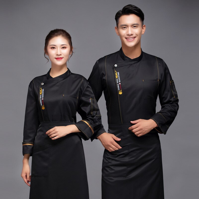 Chef Uniform Long-sleeved Qiu Dong Outfit Hotel Baking Cake Shop West Overalls Summer Bakers Dessert Teacher