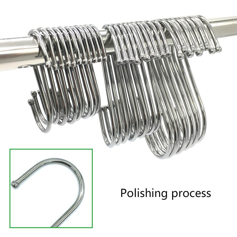 Crochet en métal en acier inoxydable, modèle, crochet antidérapant Durable, résistant à la rouille, pour suspendre des vêtements, une armoire de cuisine, une étagère solide