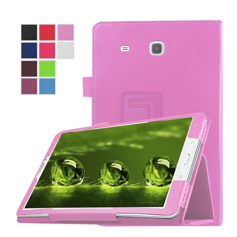 XSKEMP Ultra Slim Shockproof Kickstand Folding PU Leather Flip Case Cover Skin For Lenovo Tab E7 7.0 TB-7104F/N With Pen Stylus: Pink