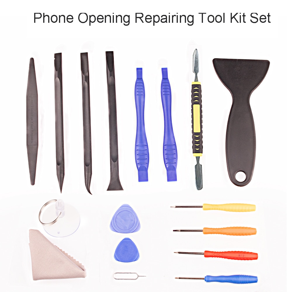 Telefoon Opening Repareren Tool Kit Set Voor Iphone Mobiele Telefoon Smart Phone Pc Repareren Schroevendraaier Spudger Voor Samsung