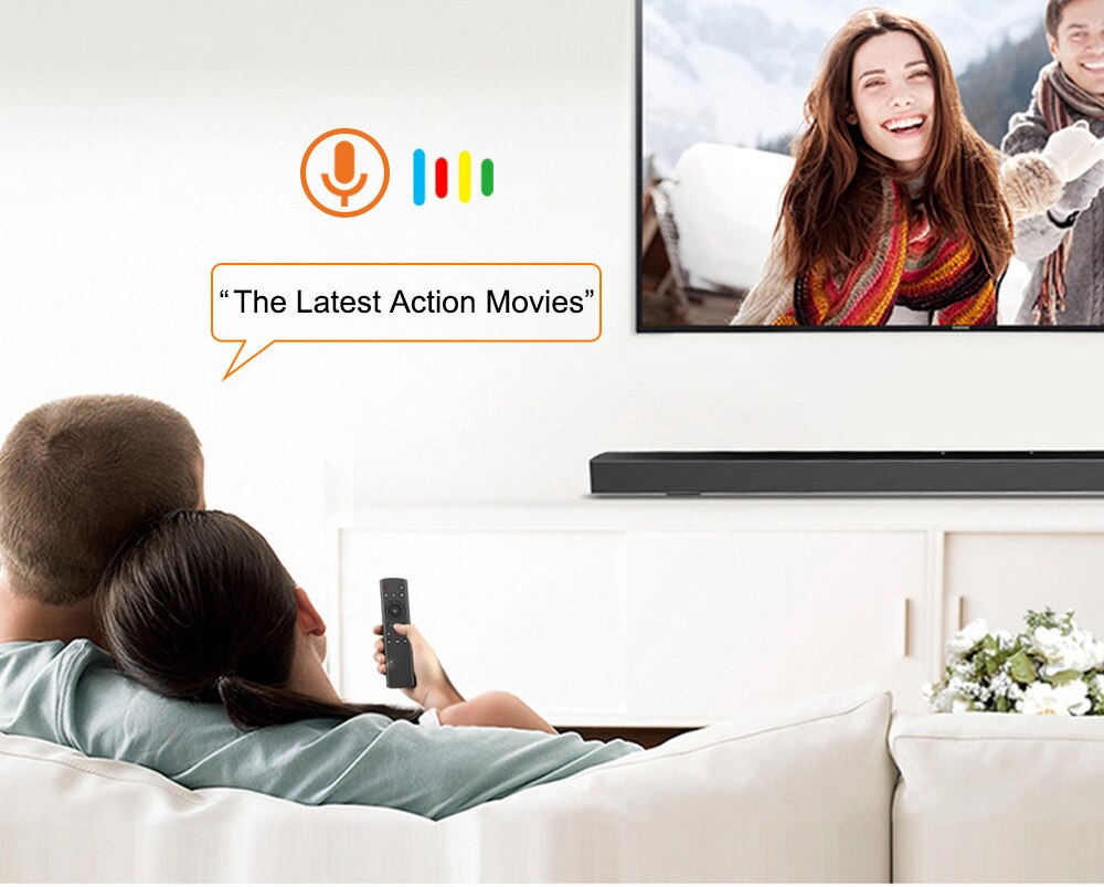 Wechip G20S 2,4G Wireless Air Mouse Gyro Voice Control Sensing Mini Tastatur G20 Fernbedienung Für Mini PC Android TV Box