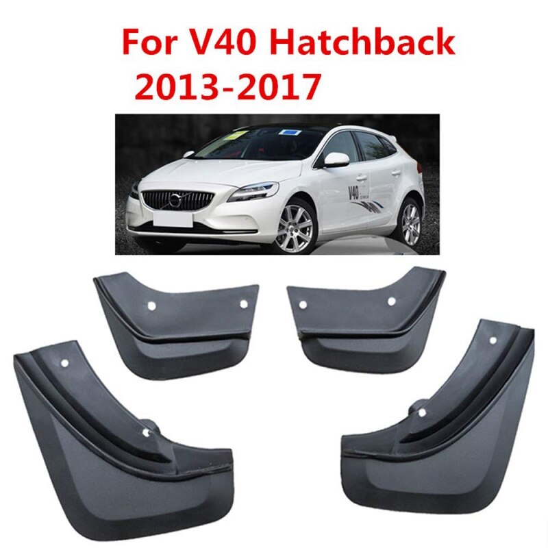 Mud Flaps Mudguards for VOLVO V40 Hatchback Front Rear Guards Car Fender 4Pcs: Default Title