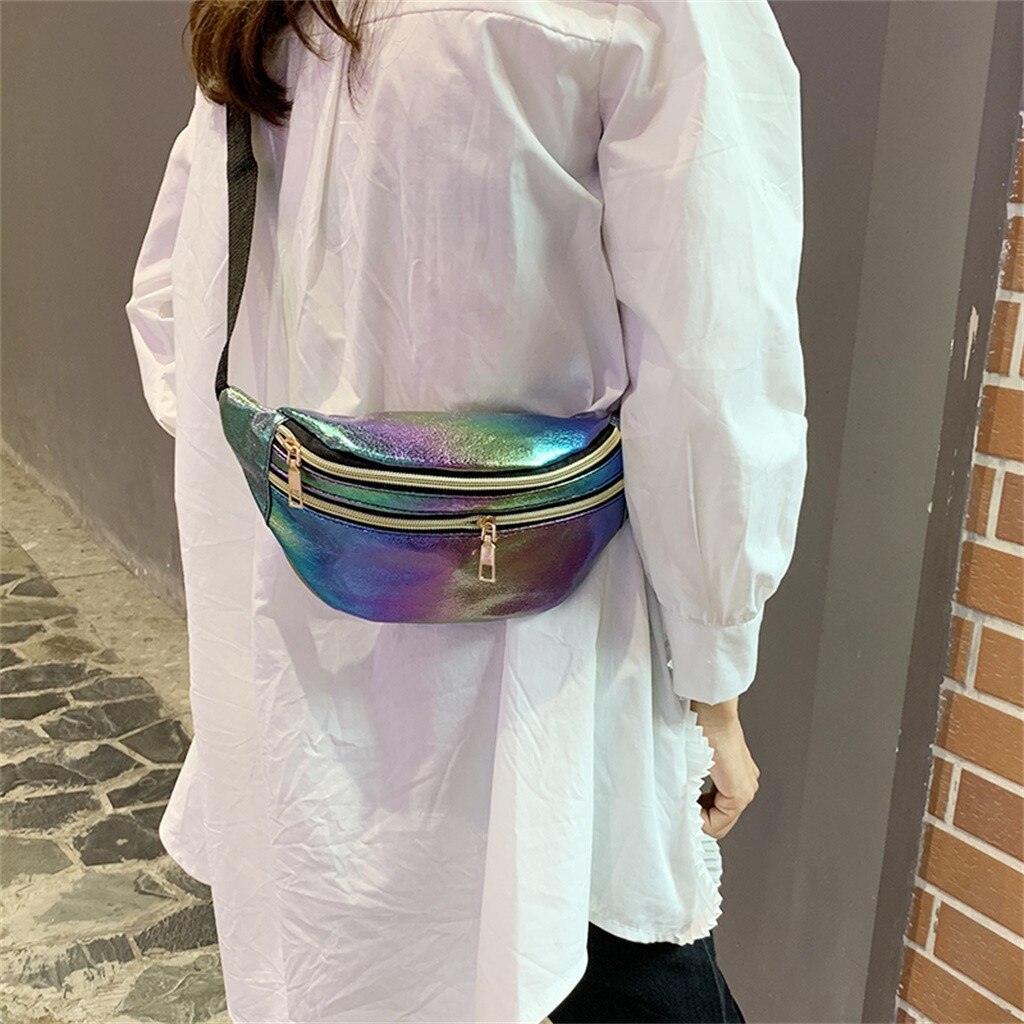 Vrouwen Taille Verpakking Rits Mooie Leer Mode Riem Tas Bolsas Feminina Mooie Stijl Daily Crossbody Tas