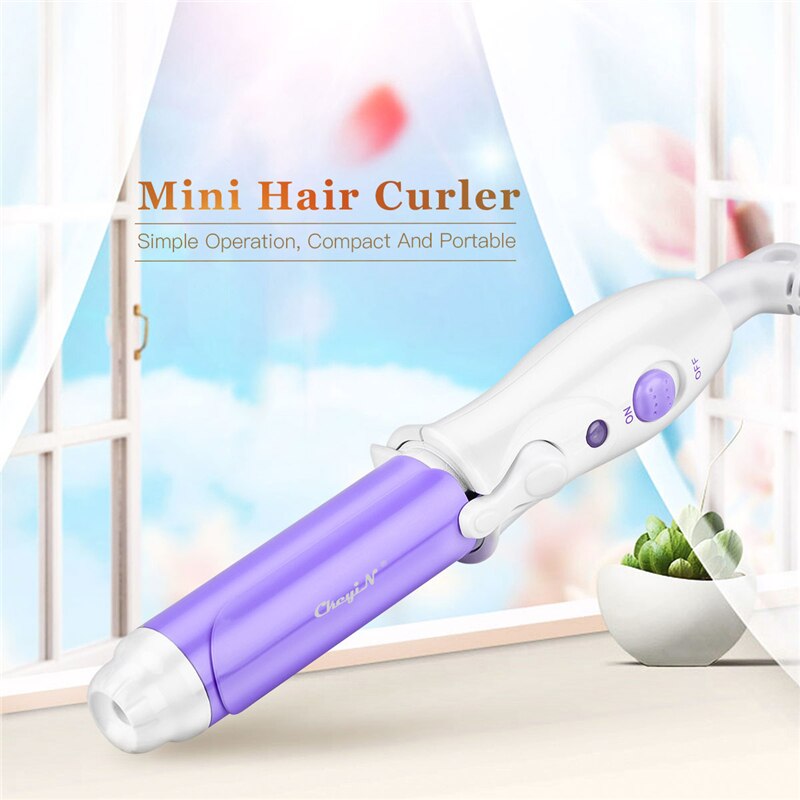 110-240V przenośny podróż elektryczny mini lokówka robić włosów lokówka szybka mała turmalin ceramiczna falista Tong magiczne narzędzie robić układania włosów