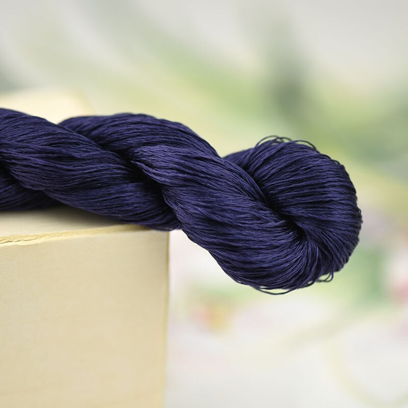 1pcs/400m silk embroidery thread / 100% silk thread /hand embroidery embroider cross stitch/Aubergine / 8 pure colors: 7