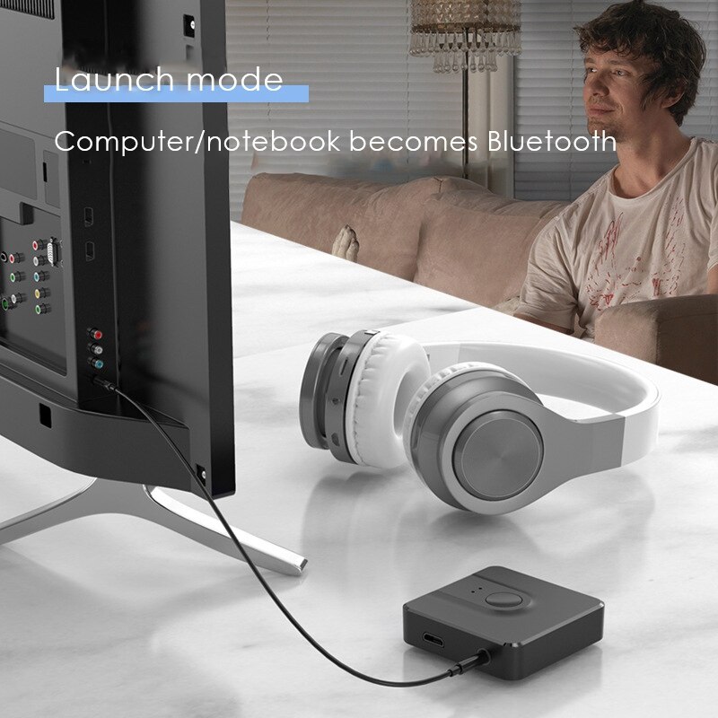 BT-10 Bluetooth 5,0 Audio- Empfänger Adapter/Absender Combo USB TV Computer Anwendbar Auto Adapter