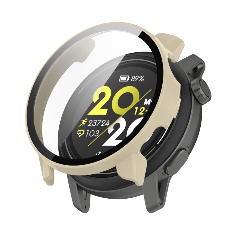 Full Coverage Protective Case Protector for COROS Pace 3 Smartwatch Reliable and Stylish Intelligent Watch Bumpers Cover: WHITE