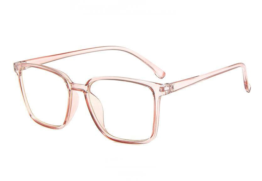 glasses frame Woman/Men Glasses Optical PC Frames Rectangle Glasses Frame Clear lens Eyeware Black Blue Eye Glass: 5