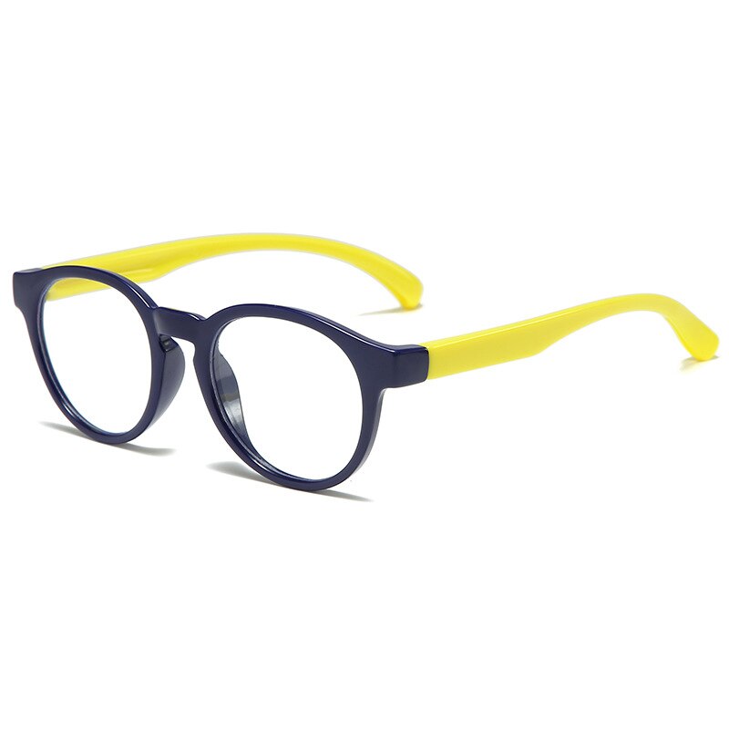 Blå lys blokerende briller børn dreng pige firkantet computer briller klar linse optiske briller ramme  uv400 oculos garfas: 7