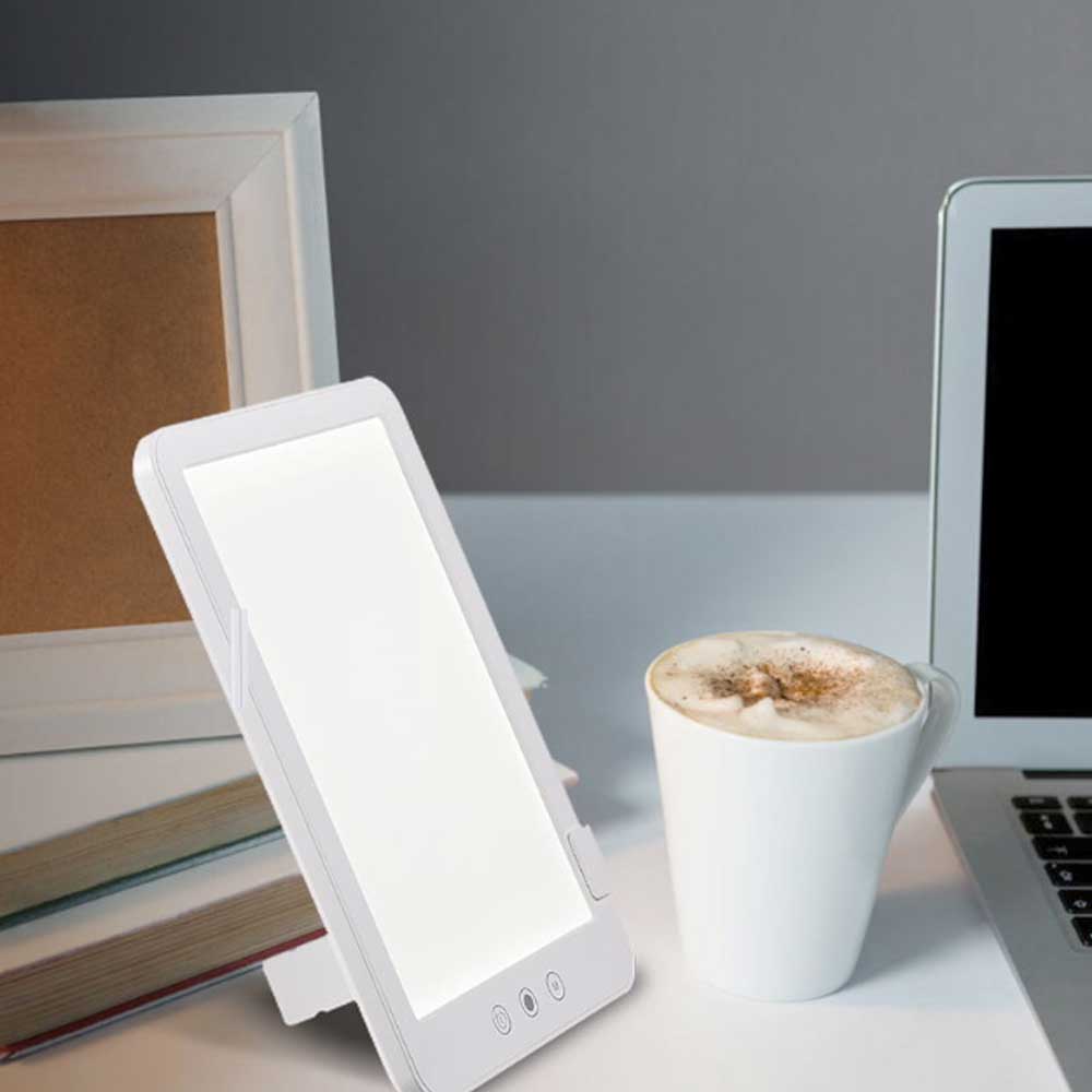 UK Plug Sunlight LED Happy Day Mood Therapy Lamp For Depression Sun Lights Sad Lamps