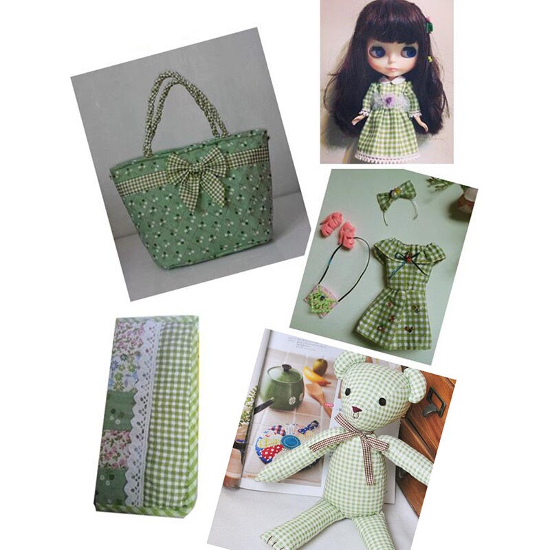 7 stk / sæt 25 cmx 25cm kvadrat bomuldsstof trykt stof syning quiltestoffer til patchwork håndarbejde diy håndlavet materiale