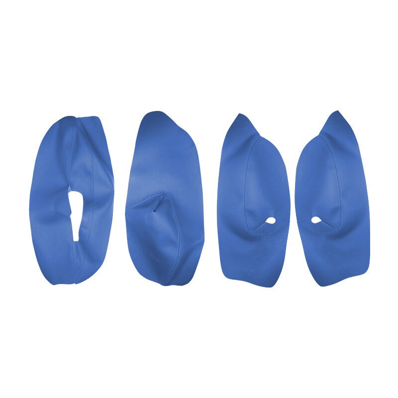 4 Deuren Zachte Blauw Lederen Armsteun Cover Voor Vw Golf 4 MK4 Bora Jetta 1999 - 2005 Auto Deur armsteun Panel Skin Cover Trim