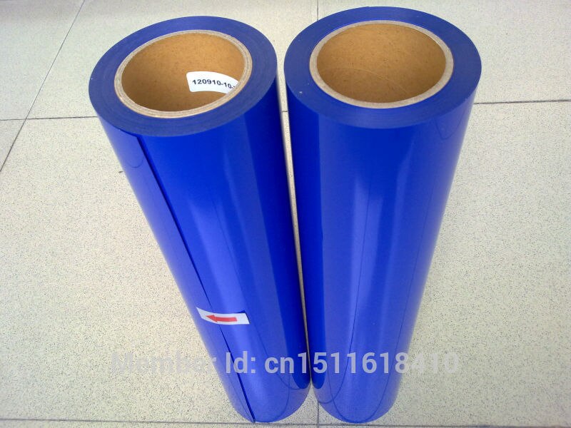 CDU-09 Royal blue PU Heat Transfer Film and Heat Transfer Thermo Film For Garment 50x100cm