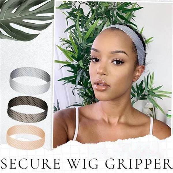 Sécurisé Perruque Pince Bandeau Transparent Réglable Élastique Perruque De Supérieure Grap Pour Lacet Perruques Fixer Perruque Femmes Bande De Cheveux
