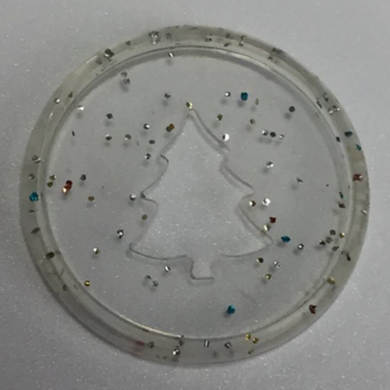 100 st 24mm miljövänlig julgran anteckningsbok plastpärmring gör-det-själv 360 graders rotation arbets- och studiebindningsmaterial: Guldpulver genomskinlig