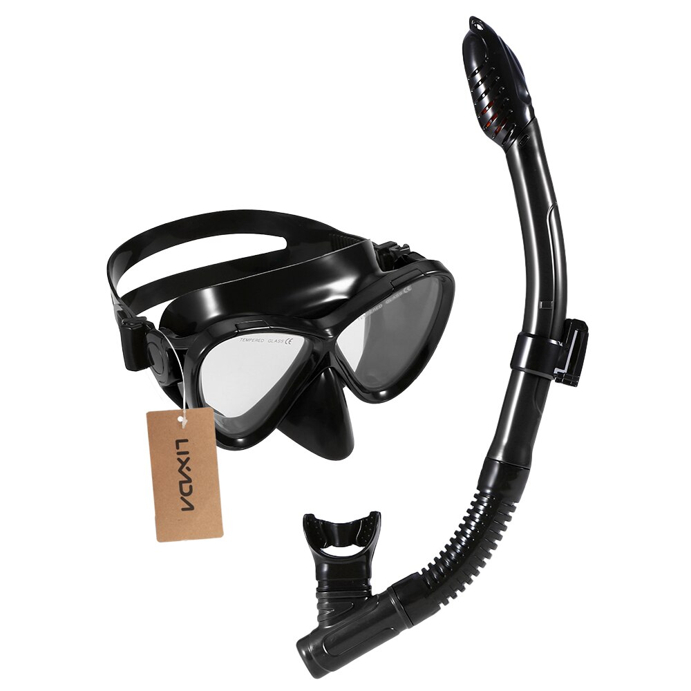 Snorkel Set for Kids & Adults - Dry Top Snorkel Mask - Scuba Diving & Swimming Gear