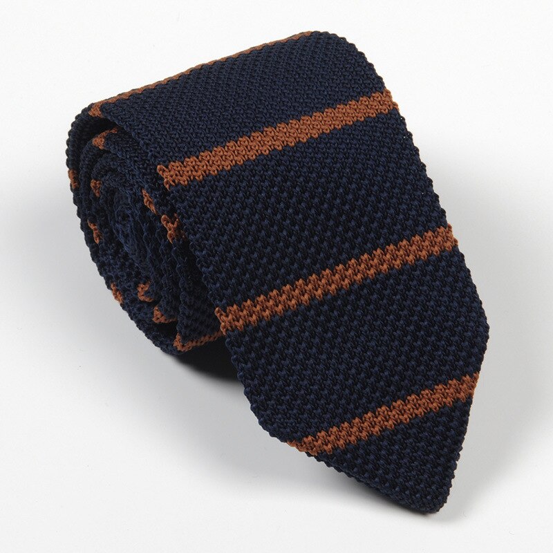 Cravate pour hommes 6-7cm à la | Cravate en laine décontracté, tricot sauvage, cravate pointue pour hommes, fête mariage marié, cravates quotidiennes, porter le cou: A2402