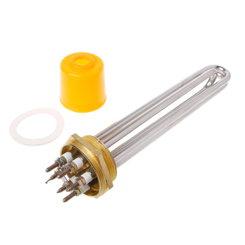 Water Tank DN40 Heating Pipe Water Heater Electrical Immersion Element Air Energy: 4.5KW