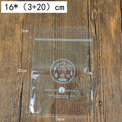 Sachets à biscuits adhésifs pour pâtisserie | 500 pièces, , sachet à pain Transparent, sachet d'emballage pour magasin de desserts: 04