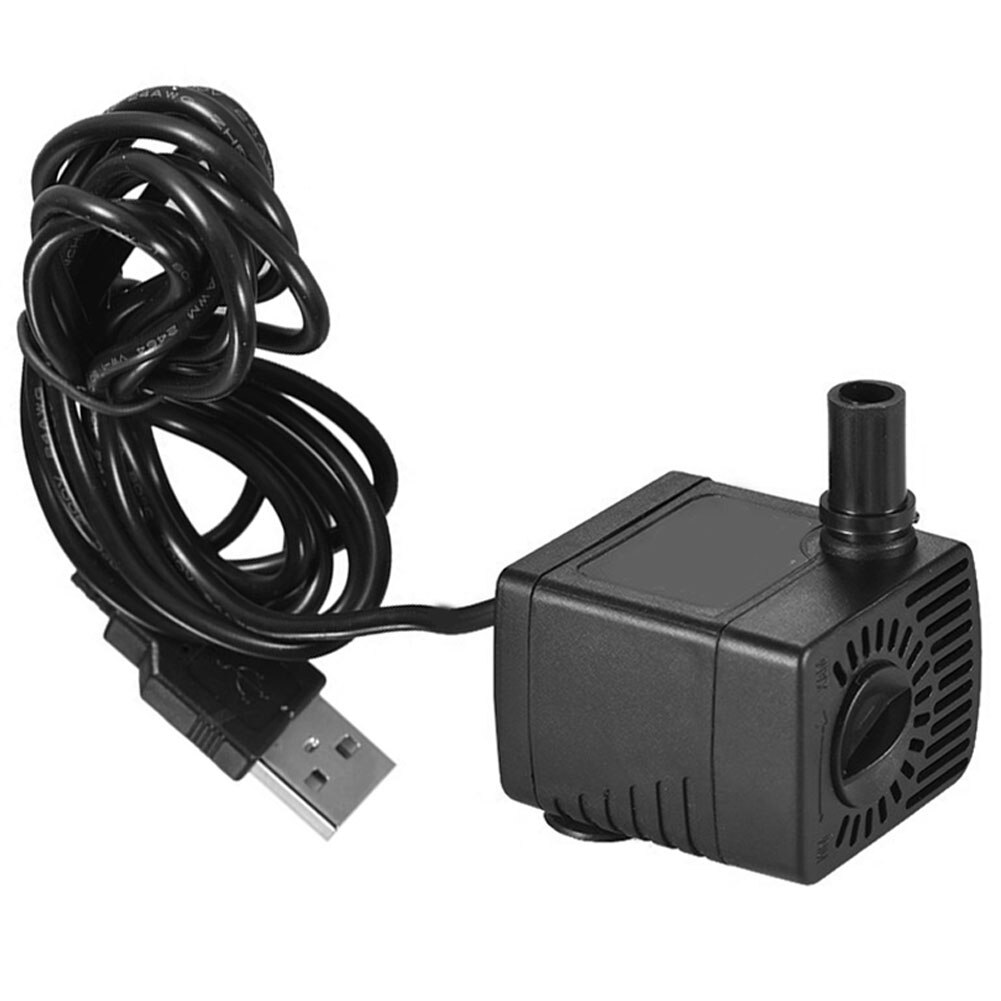 Mini pompe à eau 12V cc, USB 5V, Mini débit, étanche, sans balais, Submersible, régulation à 4 vitesses