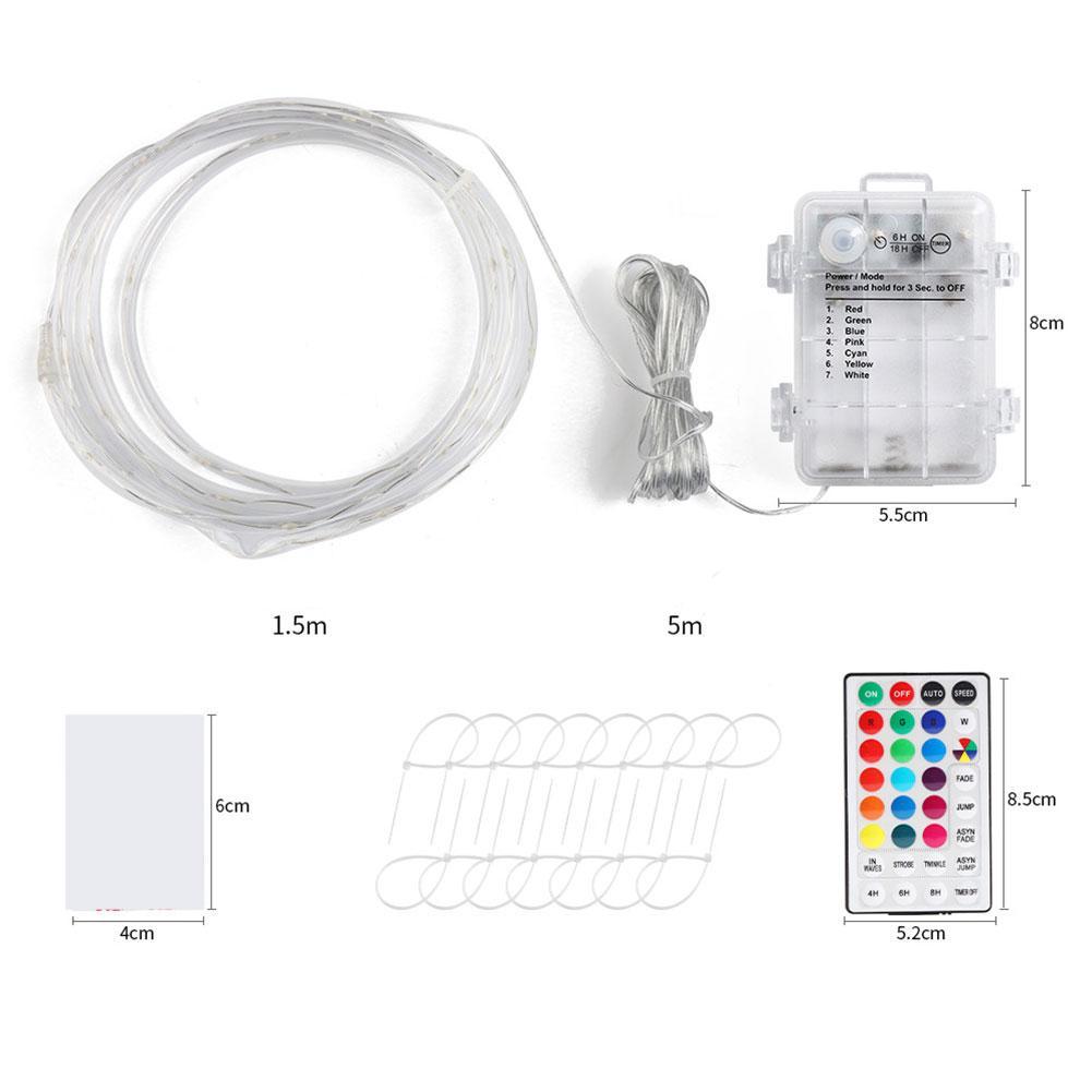 LED Light Remote Control Basketball Rim LED Light Basketball Playing Led Night Strip Basket Equipment Hoop Decor