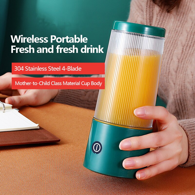 Xiaomi mijia juicer casa espremedor elétrico copo de suco usb recarregável copo de suco laranja mini leite de soja frutas liquidificador smoothie b