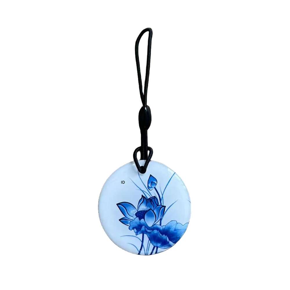 Porte-clés RFID réinscriptible, étiquette RFID, copie d'accès, carte de données vierge, anneau de jeton d'identification, porte-clés, contrôle d'accès ClhbKeychain, 125 tiens z, T5577, EM4305, 1PC: Vert émeraude