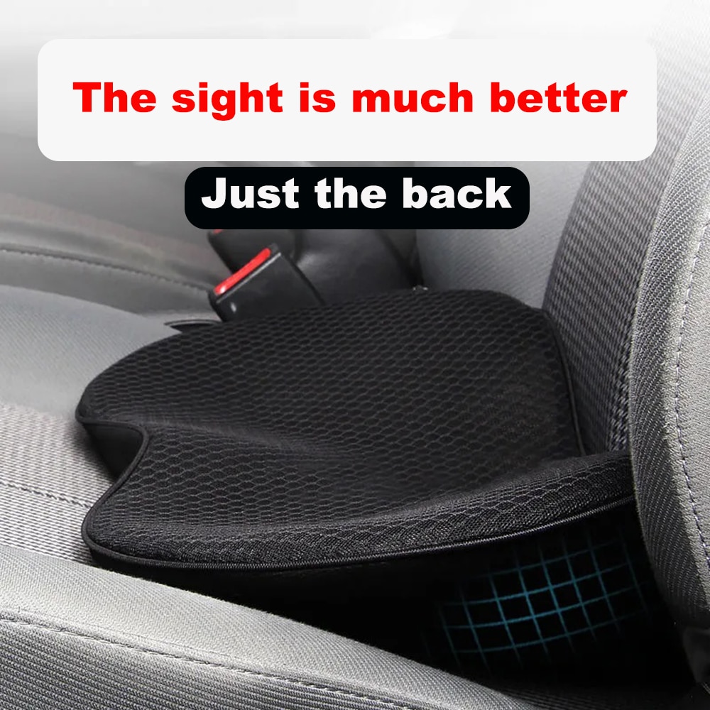 Memory Foam Zitkussen Lendensteun Kussen Ergonomische Stoel Ademend Mesh Auto/Kantoor/Computer Stoel/rolstoel