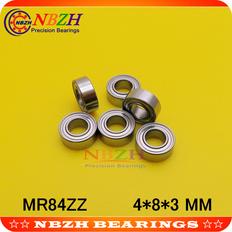 NBZH price 10 PCS MR84ZZ MR84-2RS SMR84ZZ SMR84-2RS 4X8X3 mm Deep groove Ball Bearings MR84 / L-840 ZZ MR84 RS MR84-2RS