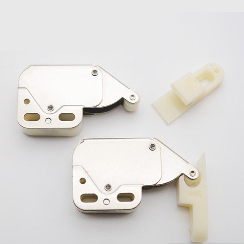 Mini skubbe låsekabinetter lås automatisk fjederfangssystem autocamper skabsdøre møbler sikkerhedslåse