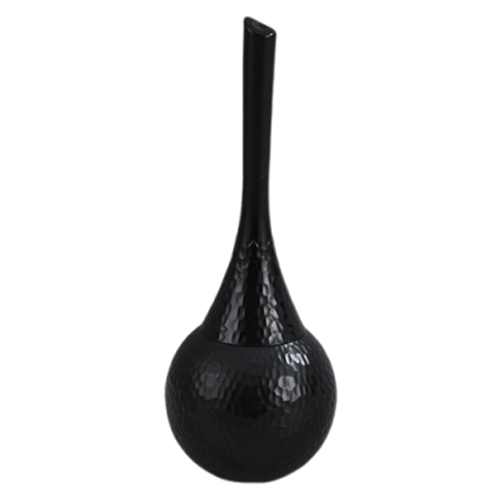 Light Luxury Toilet Brush Set Exquisite Detachable Head Long Handle Toilet Brush Standing Base Retro: SKY BLUE