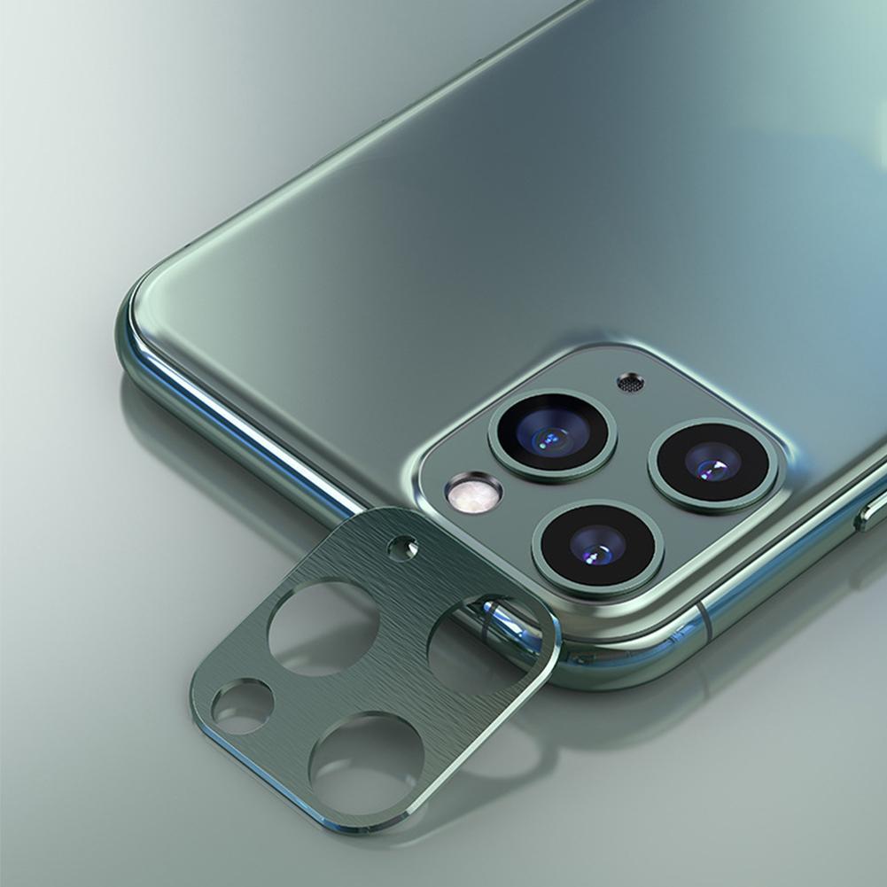 Metal Frame Tempered glass Camera Lens Full protective Cover for iPhone11 Pro Max Protector Rear Cam Lens Film for iPhone 11