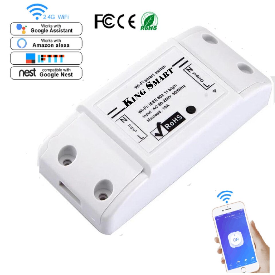 Tuya Ewelink Wifi Smart Switch Voice Control Dimmer Switch Wireless Remote Control Module For Alexa Google Home
