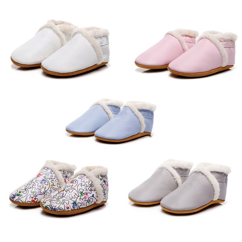 Baby Peuter Laarzen Baby Meisjes Jongens Winter Warm Houden Schoenen Eerste Wandelaars Sneakers Kids Crib Pasgeborenen Prewalkers
