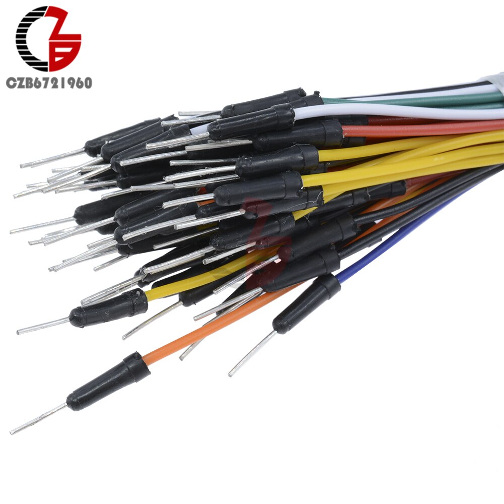 1Pack 65 Pcs Male Naar Male Solderless Flexibele Breadboard Jumper Cable Draden Voor Arduino