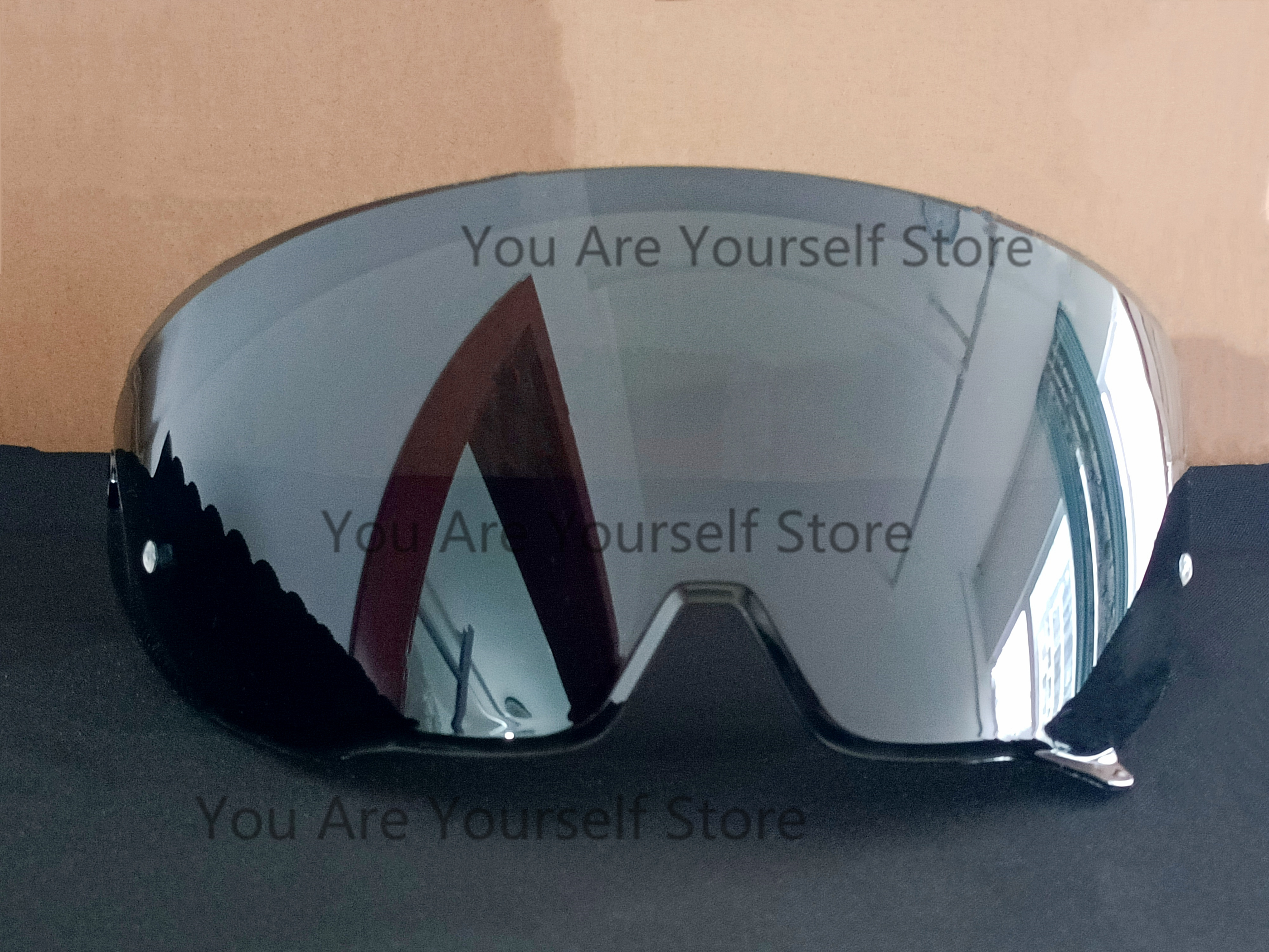 RUROC-Visor para casco de motocicleta ATLAS 3,0 4,0, gafas de protección, Visor de cristal, Accesorios de Mica: Verde militar