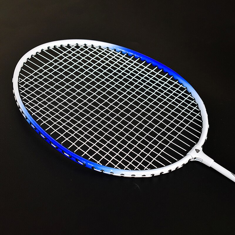 Badminton Rackets Set 2pcs Family Double Badminton Racquet Titanium Alloy Lightest Playing Badminton with Carry Bag