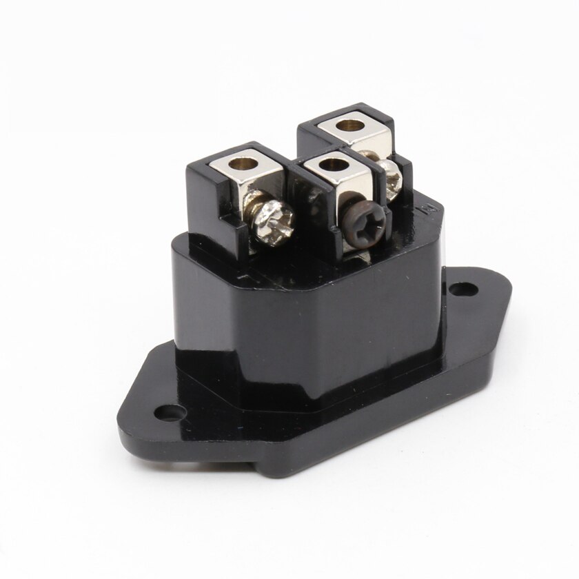 Monosaudio AC FI-07 (R) IEC Inlet Socket - Rhodium Plated Female Connector for HIFI Power