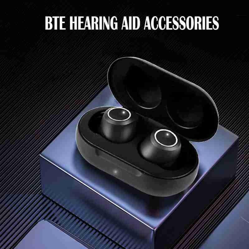 1pair Bluetooth Mini Rechargeable Invisible CIC Hearing Aid Invisible Hearing Aids Assistant Adjustable Tone Sound Amplifier