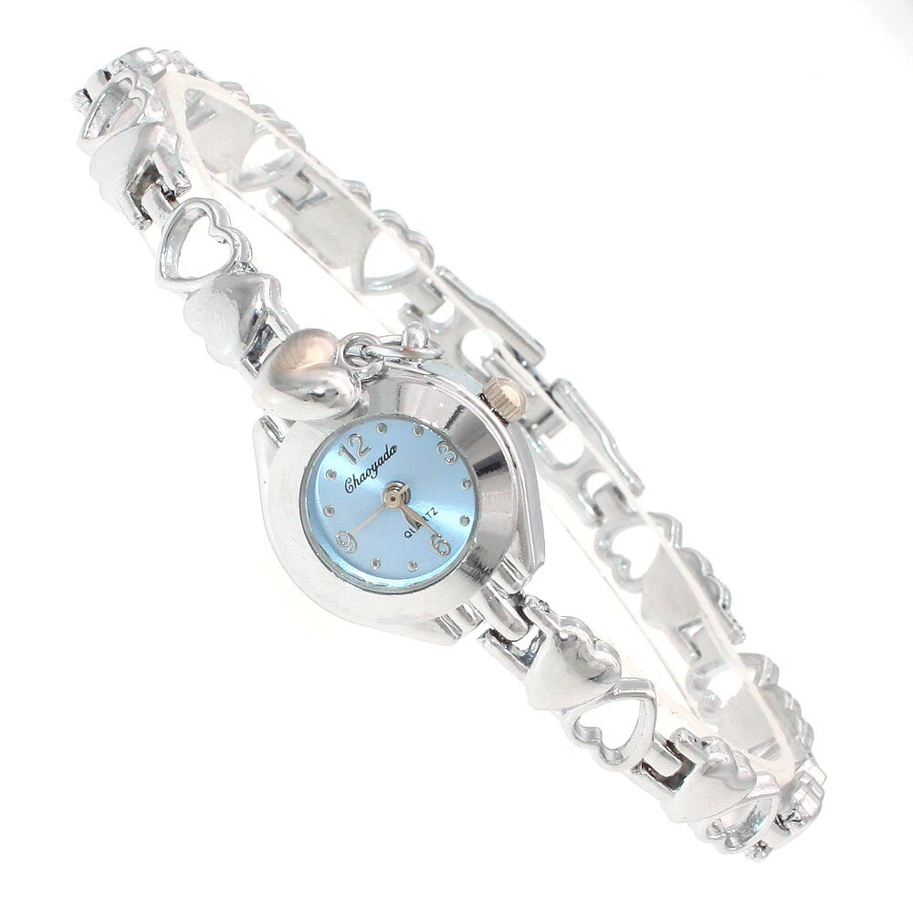 Söt dam armband klocka mujer golden relojes liten urtavla kvarts klocka populär armbandsur timme kvinnliga dam klockor: 6