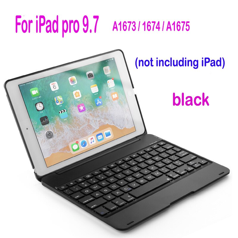 Smart Keyboard for Apple iPad 9.7 5th 6th Generation Bluetooth Keyboard Case for iPad mini 1 2 3 4 5 Air 1 2 Pro 9.7: ipad pro 9.7 black