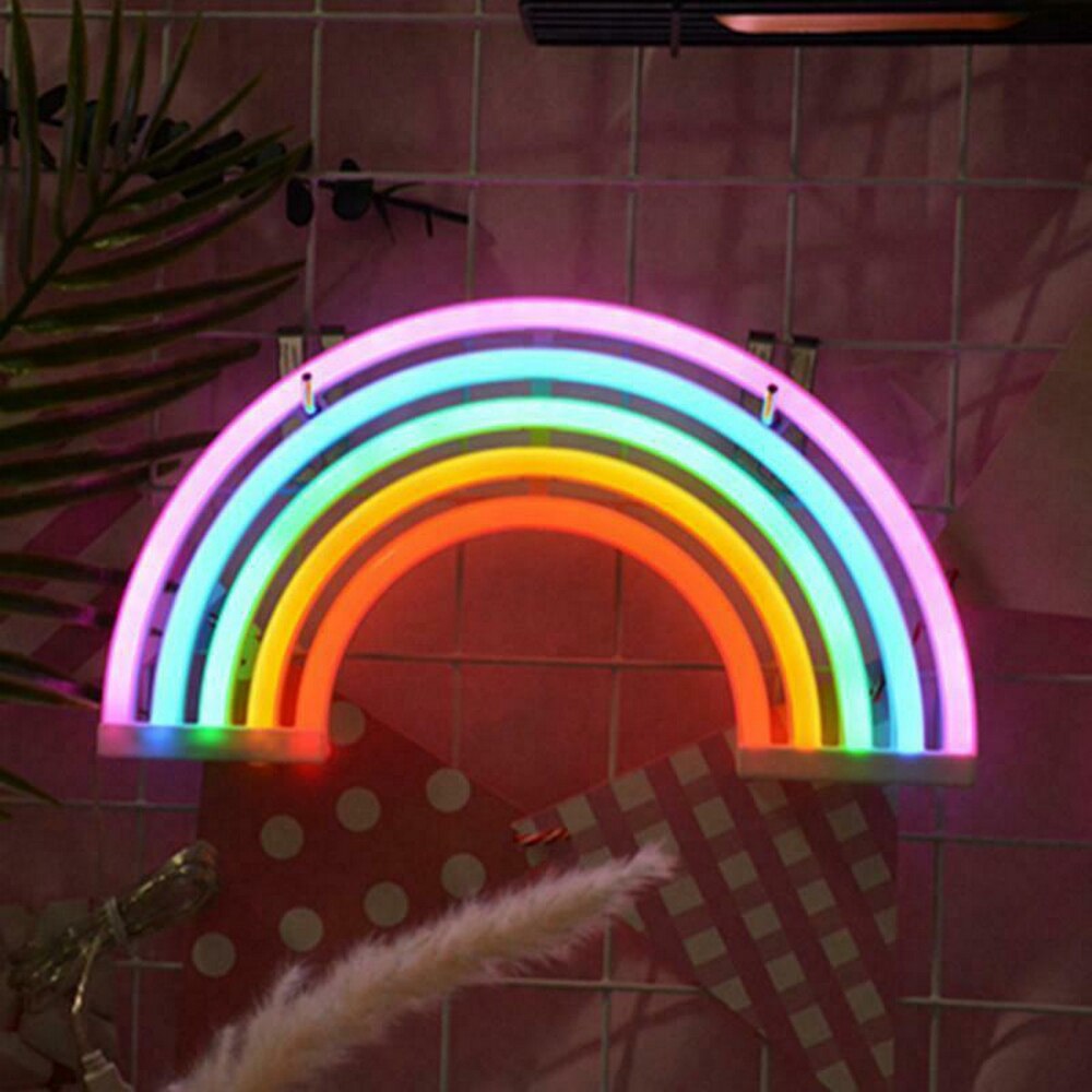 LED Neon Sign Light Rainbow Light Lamp For Decor R... – Grandado