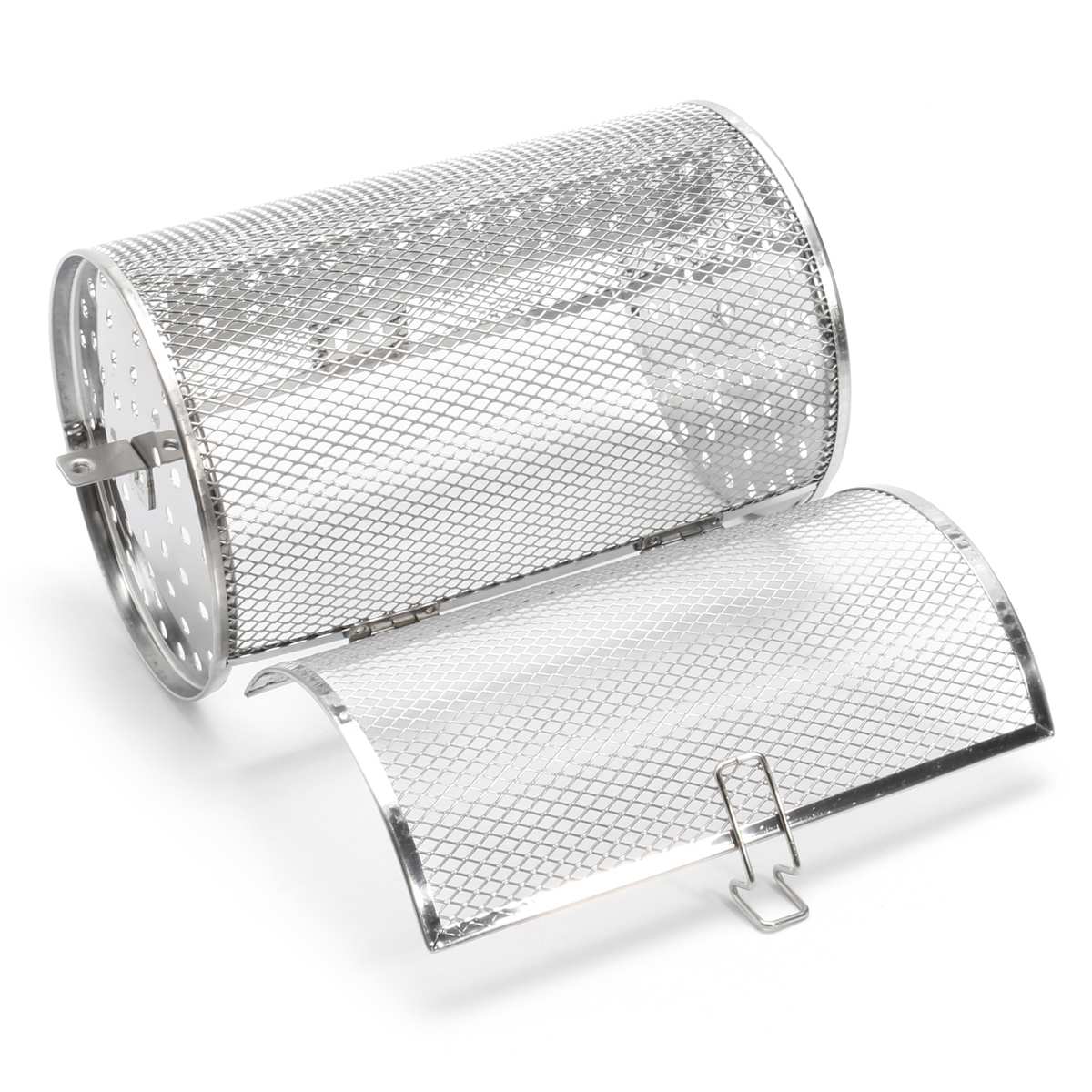 Rvs Grill Oven Roaster Tumble Pinda Bonen Mand Bbq Rotisserie Rvs Bbq Grill Manden Rotisserie Drum